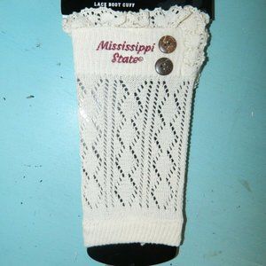 5/$25 Mississippi State Bulldogs ZooZatz Women's Boot Cuff Leg Warmers (F-11)